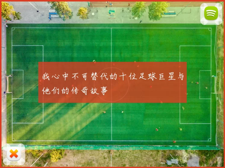 我心中不可替代的十位足球巨星与他们的传奇故事
