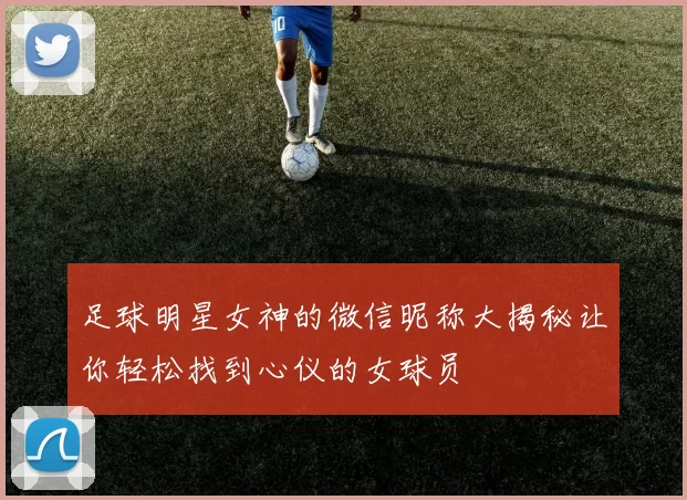 足球明星女神的微信昵称大揭秘让你轻松找到心仪的女球员